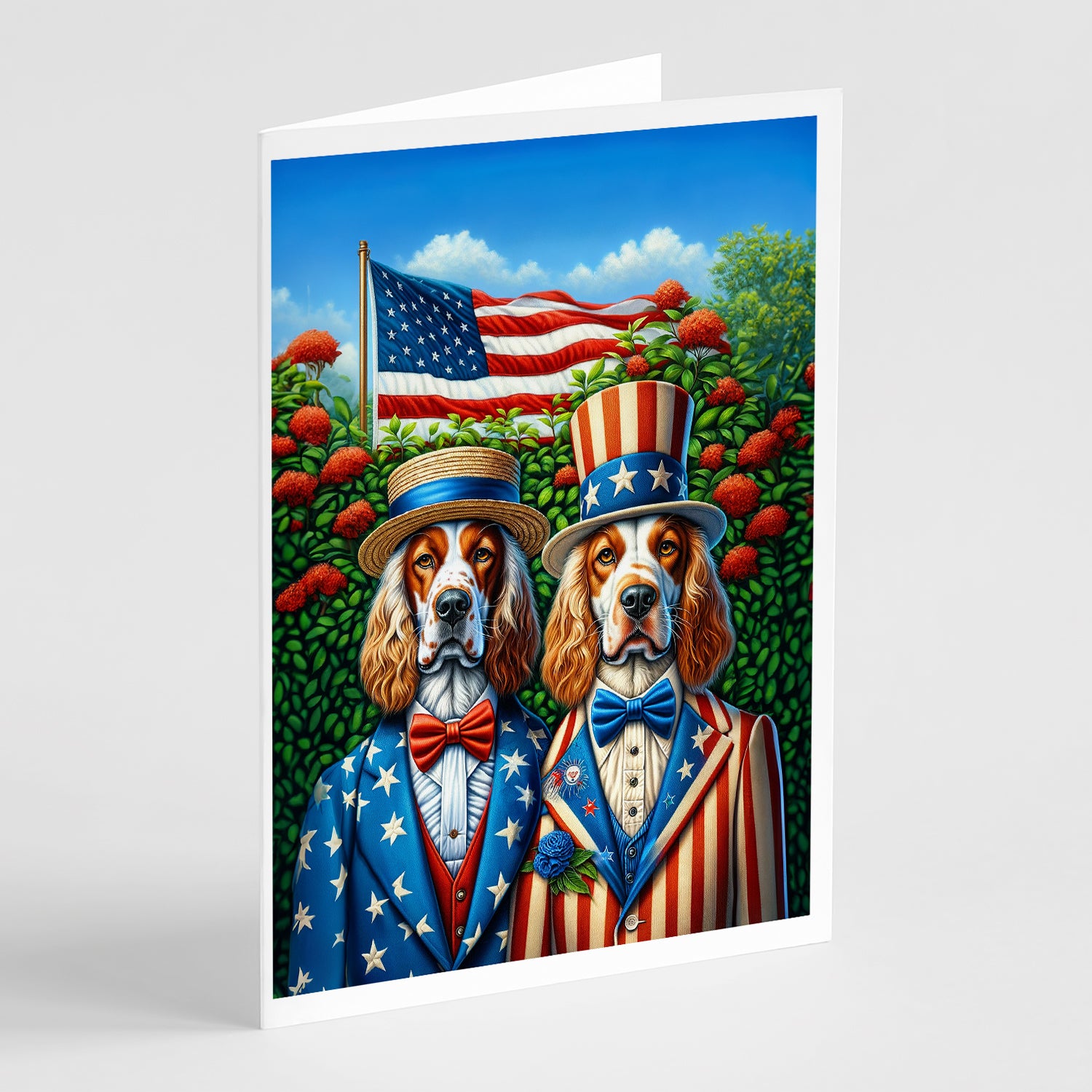 Buy this All American English Setter Greeting Cards Pack of 8