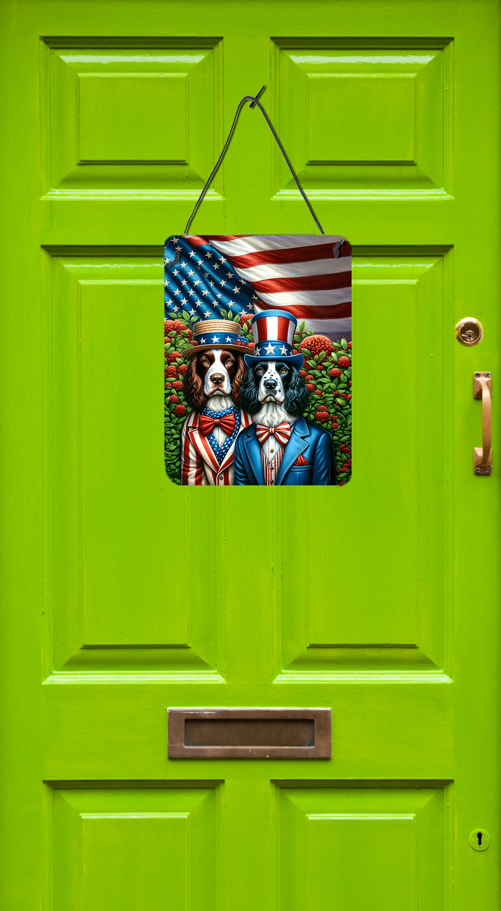 All American English Springer Spaniel Wall or Door Hanging Prints