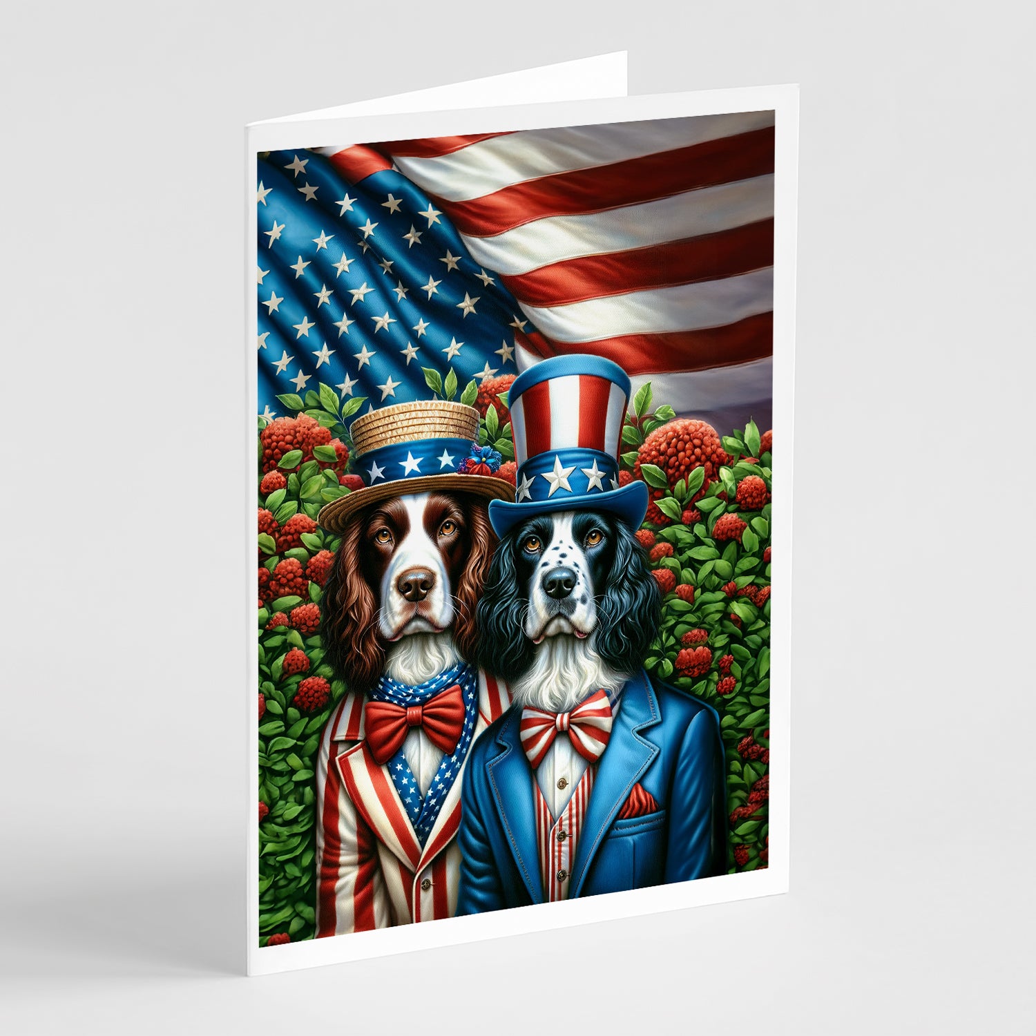 Buy this All American English Springer Spaniel Greeting Cards Pack of 8