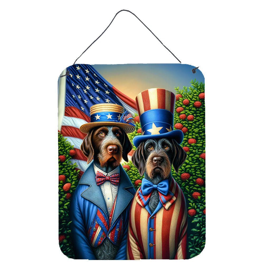 Buy this All American German Wirehaired Pointer Wall or Door Hanging Prints