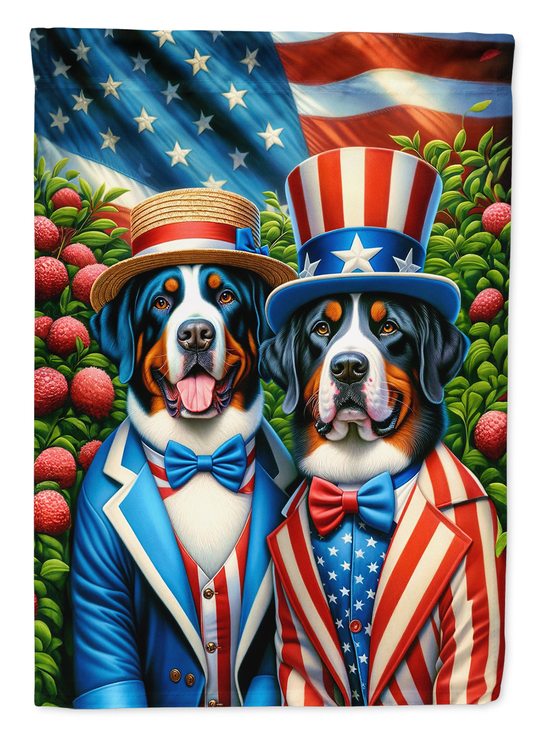 Buy this All American Greater Swiss Mountain Dog House Flag