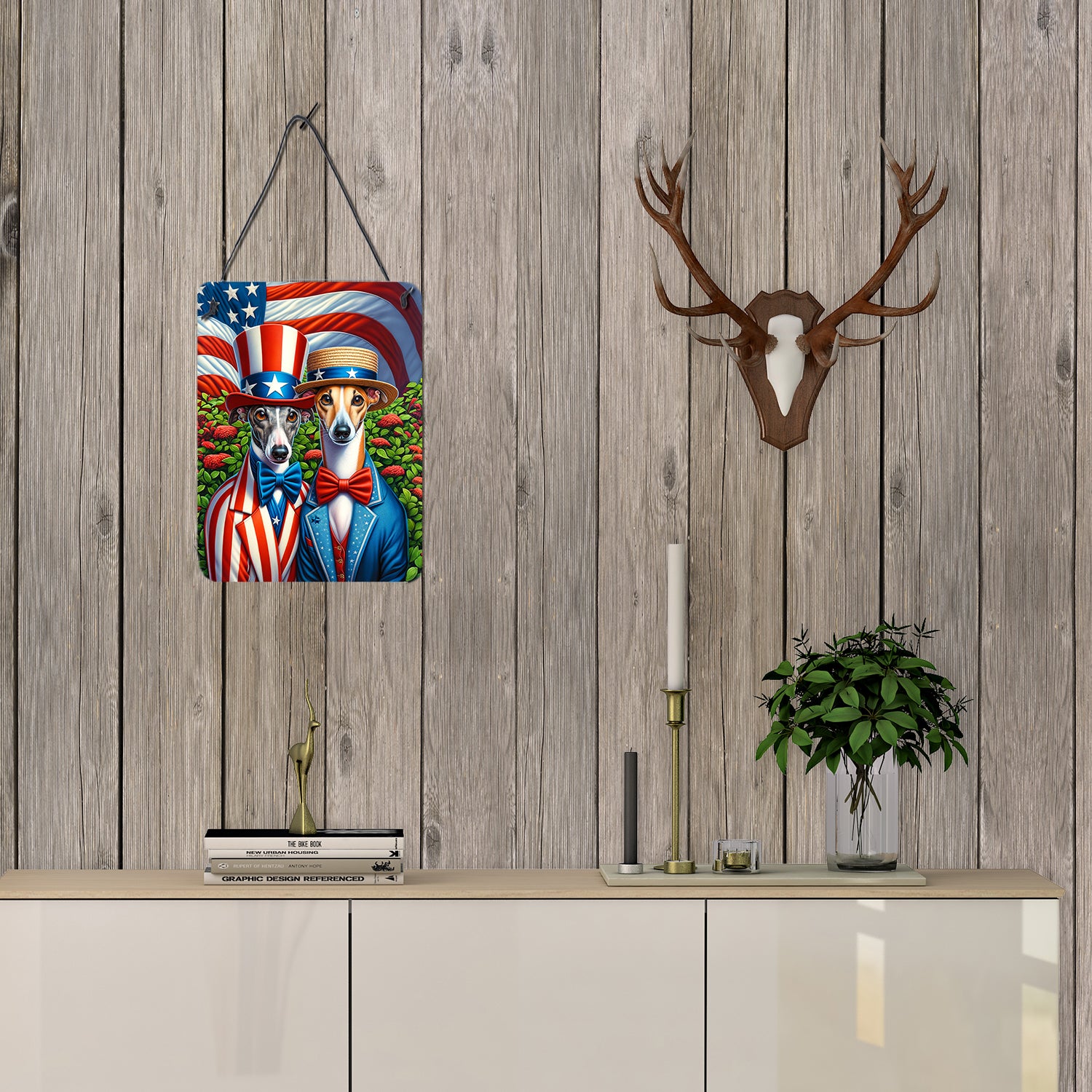 All American Greyhound Wall or Door Hanging Prints