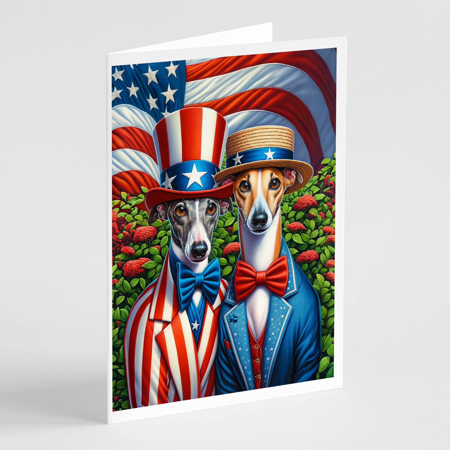 Buy this All American Greyhound Greeting Cards Pack of 8