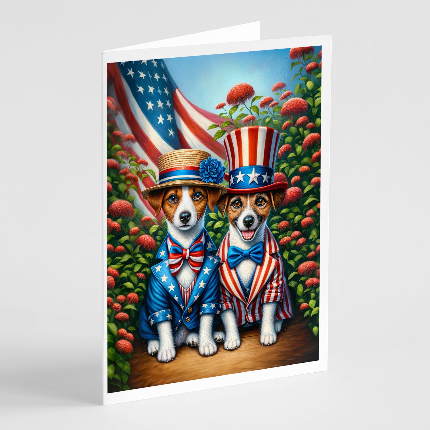 Buy this All American Jack Russell Terrier Greeting Cards Pack of 8