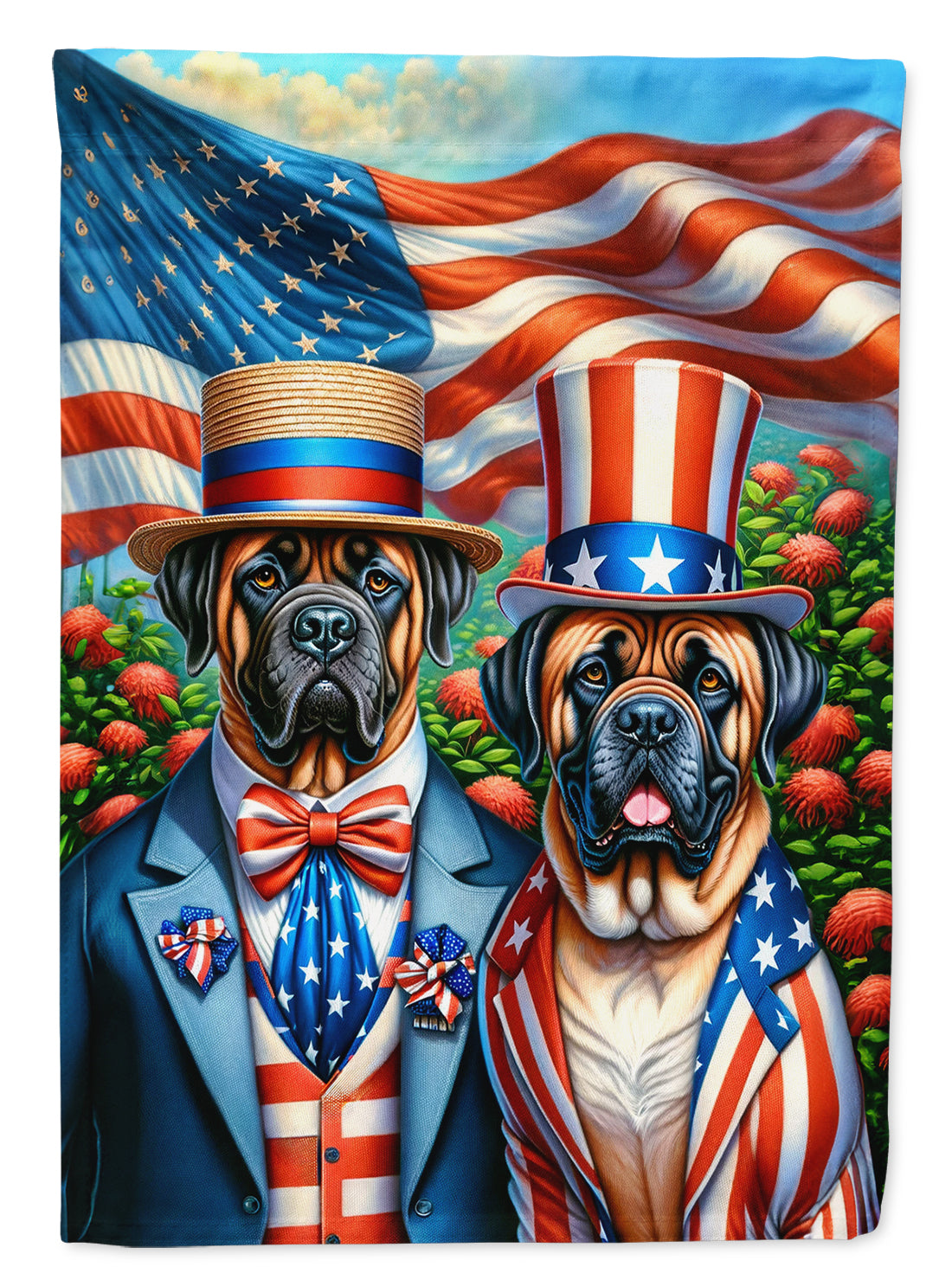 Buy this All American Mastiff House Flag