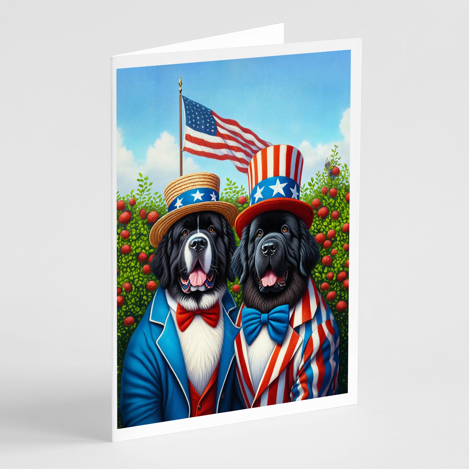 Buy this All American Newfoundland Greeting Cards Pack of 8