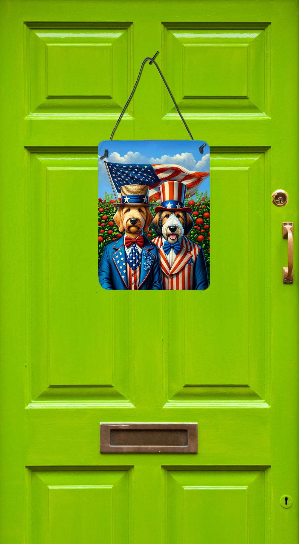 All American Otterhound Wall or Door Hanging Prints