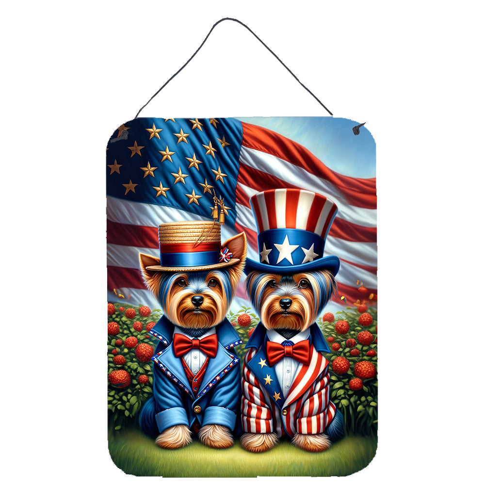 Buy this All American Yorkshire Terrier Wall or Door Hanging Prints
