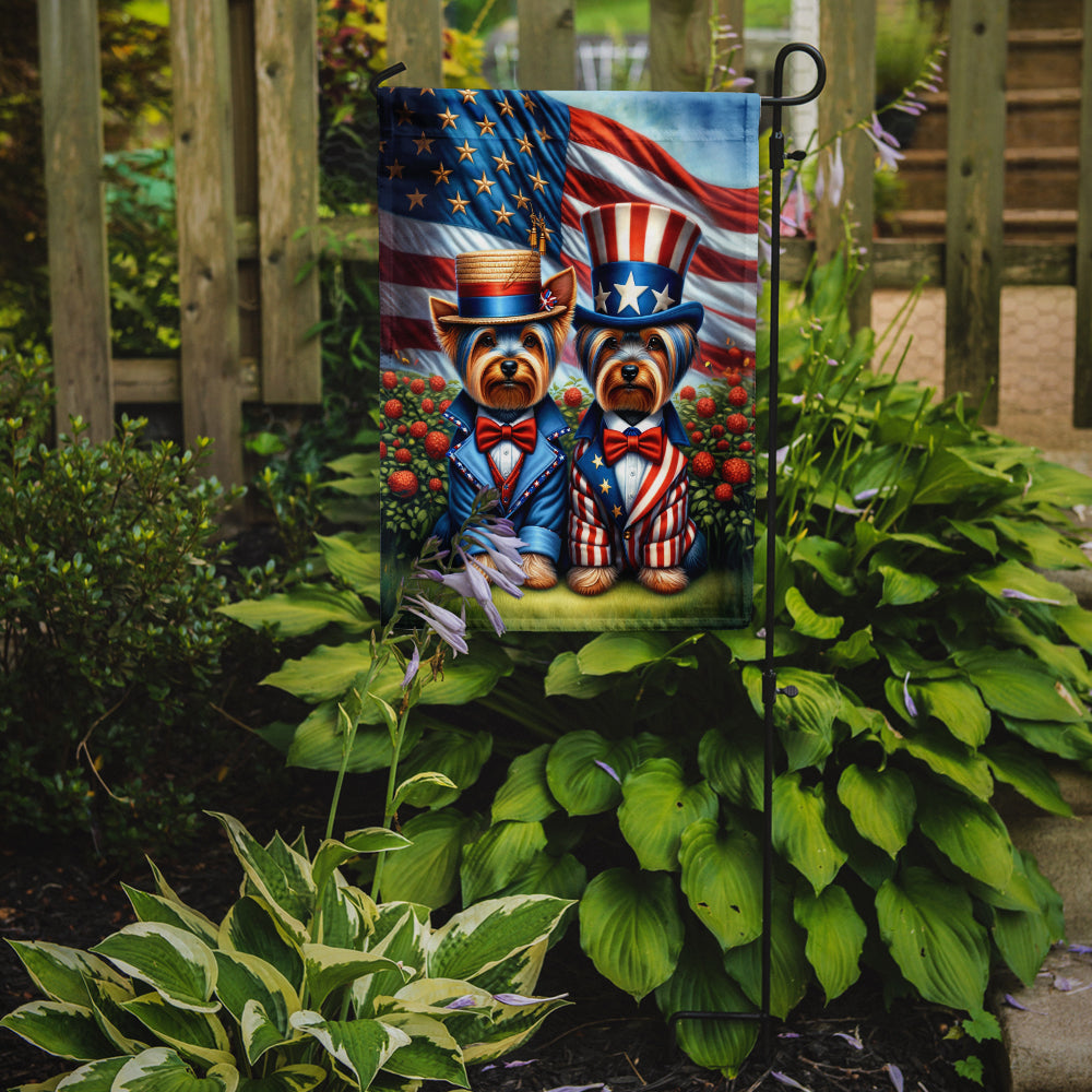 Buy this All American Yorkshire Terrier Garden Flag