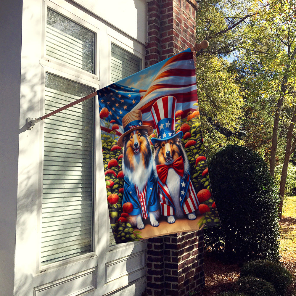 Buy this All American Sheltie House Flag