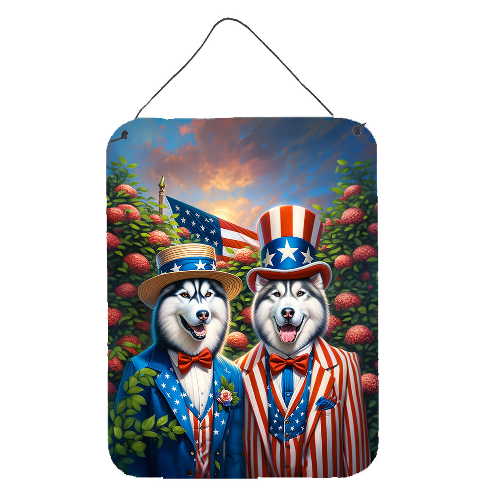 Buy this All American Siberian Husky Wall or Door Hanging Prints
