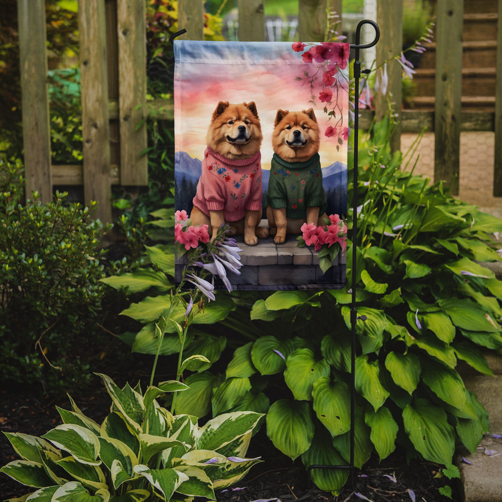 Buy this Chow Chow Two Hearts Garden Flag