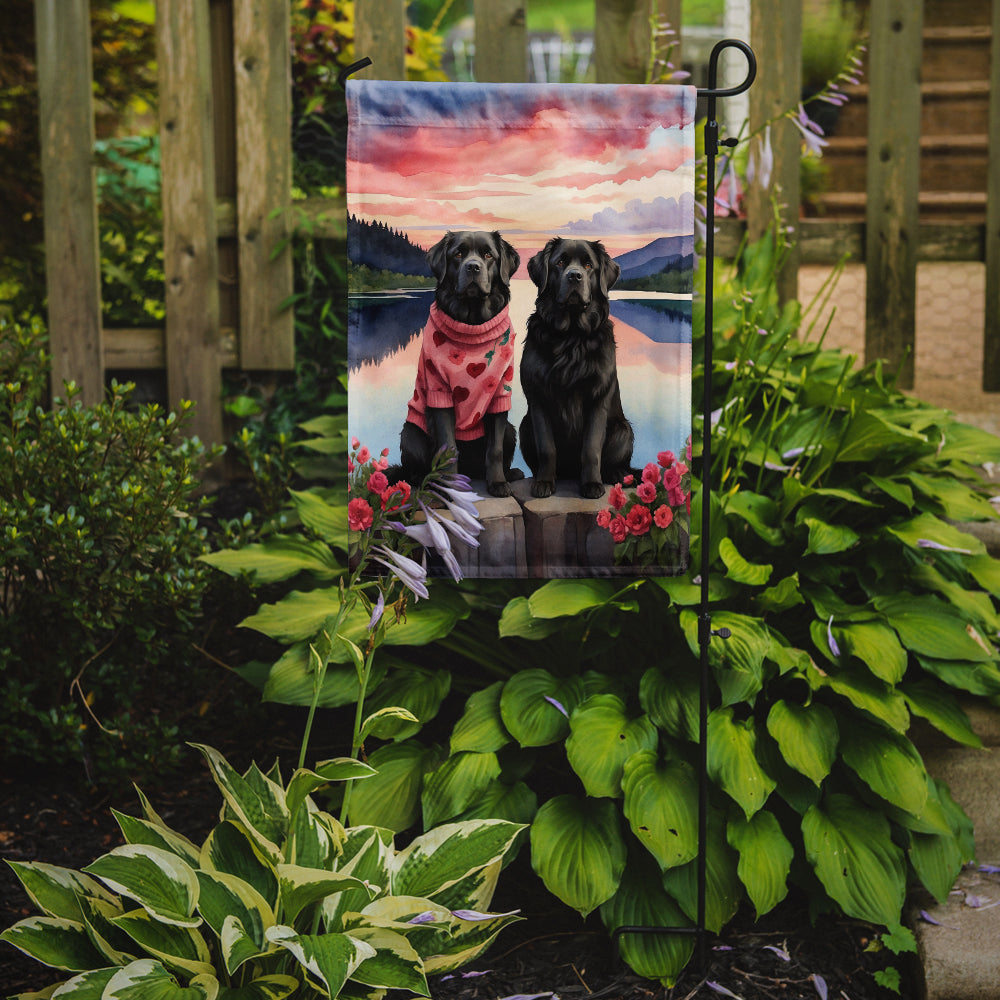 Buy this Newfoundland Two Hearts Garden Flag