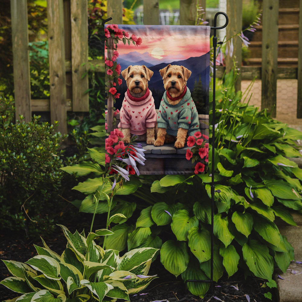 Buy this Wheaten Terrier Two Hearts Garden Flag