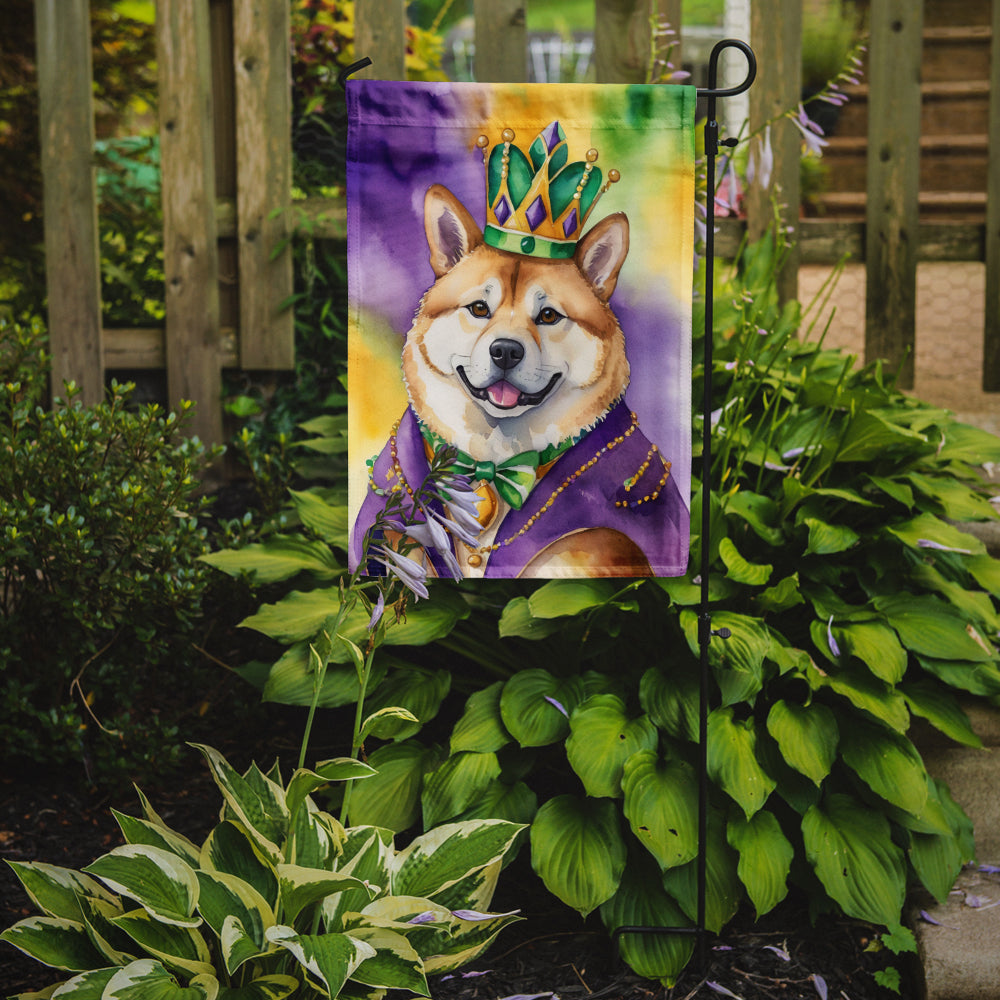 Buy this Akita King of Mardi Gras Garden Flag