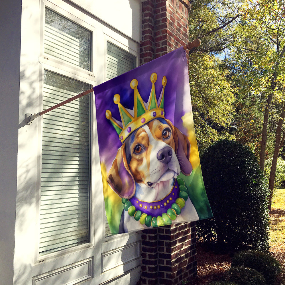 Buy this Beagle King of Mardi Gras House Flag