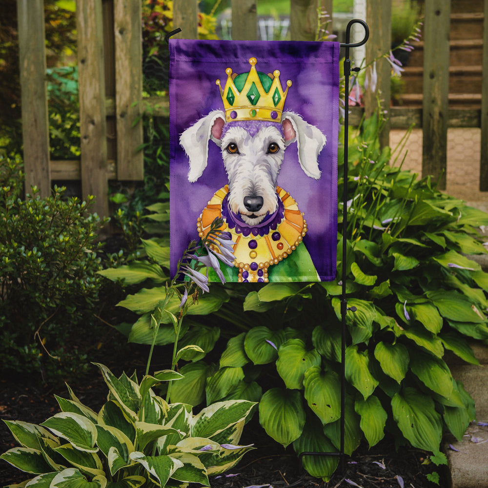 Buy this Bedlington Terrier King of Mardi Gras Garden Flag