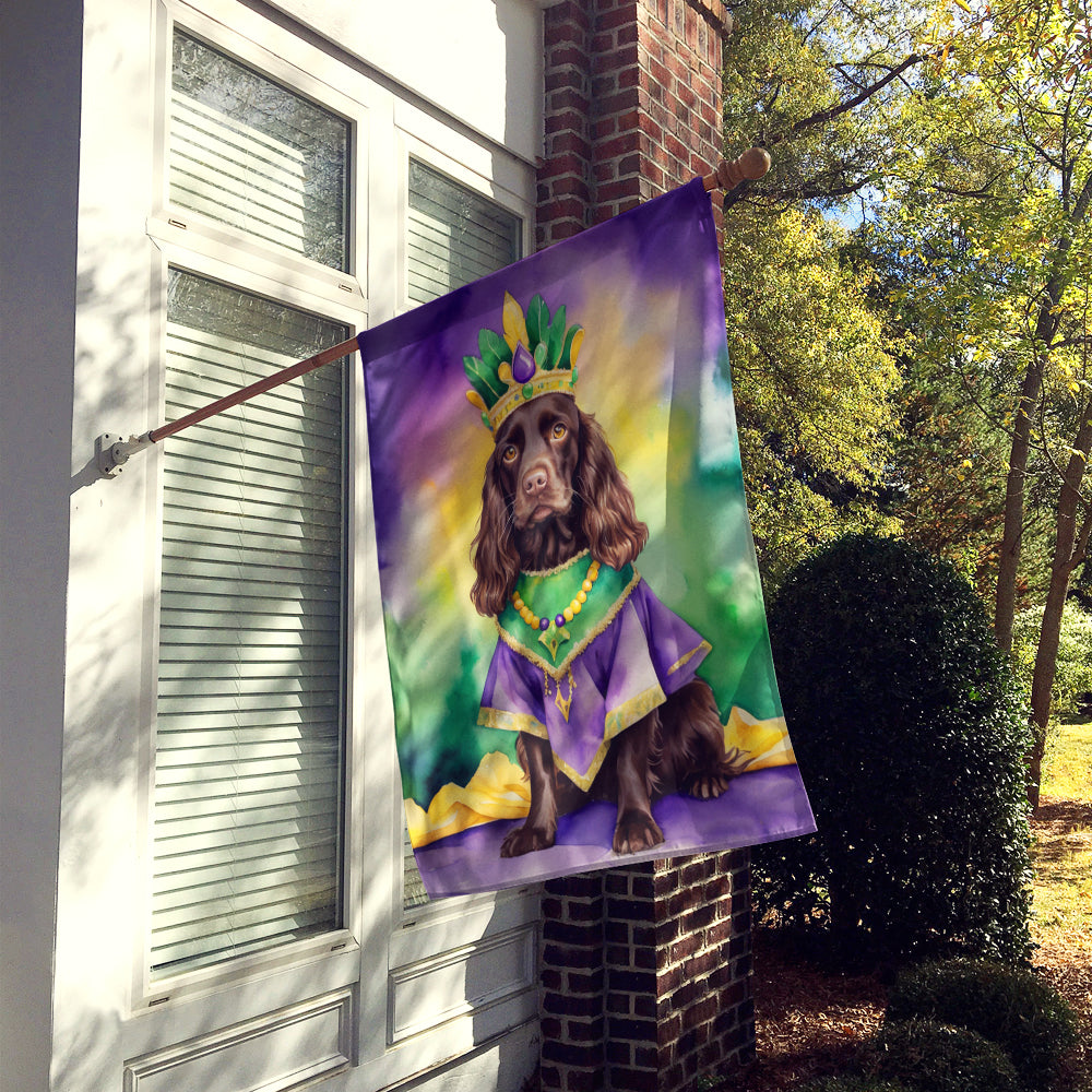 Buy this Boykin Spaniel King of Mardi Gras House Flag