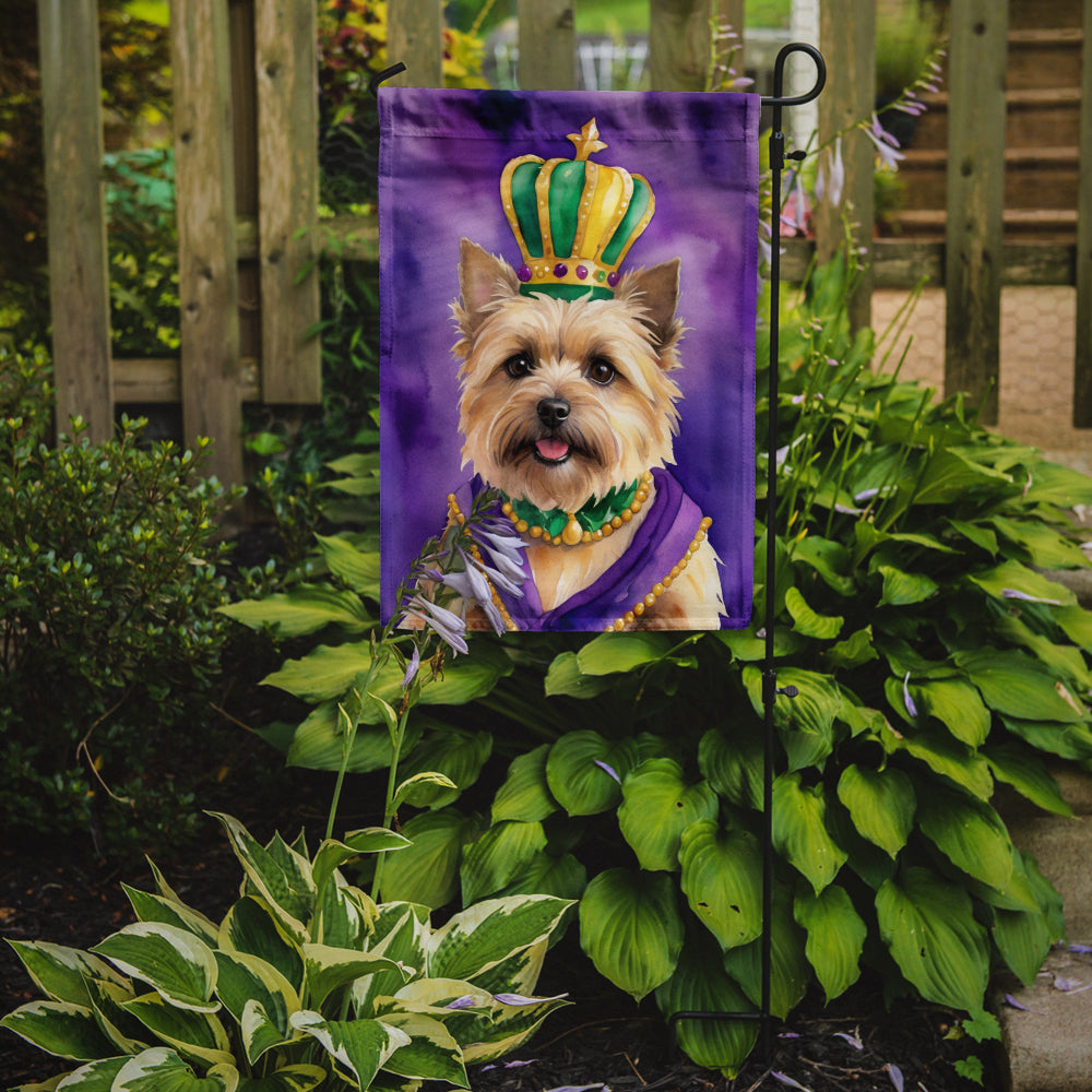Buy this Cairn Terrier King of Mardi Gras Garden Flag