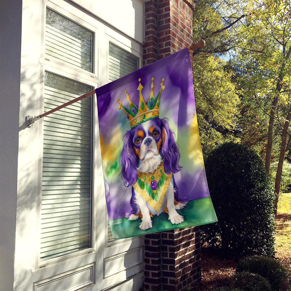 Buy this Cavalier Spaniel King of Mardi Gras House Flag
