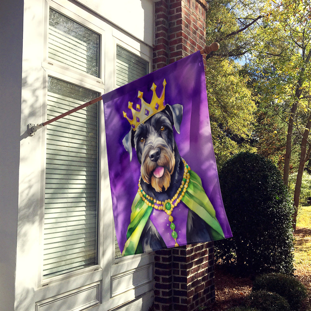 Buy this Giant Schnauzer King of Mardi Gras House Flag