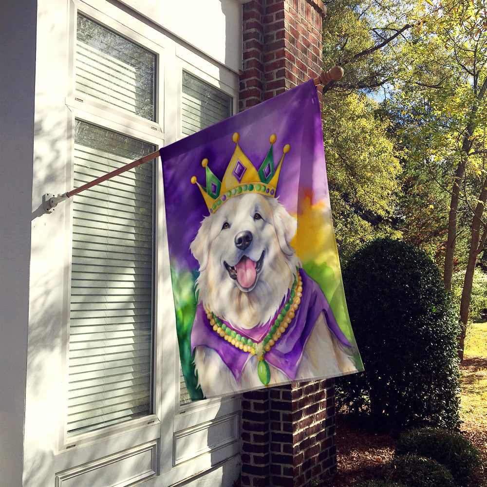 Buy this Great Pyrenees King of Mardi Gras House Flag