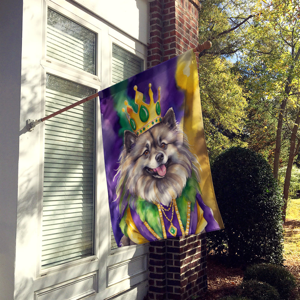 Buy this Keeshond King of Mardi Gras House Flag