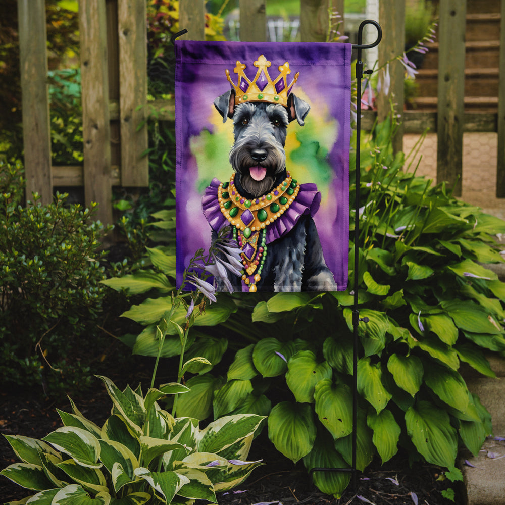 Buy this Kerry Blue Terrier King of Mardi Gras Garden Flag