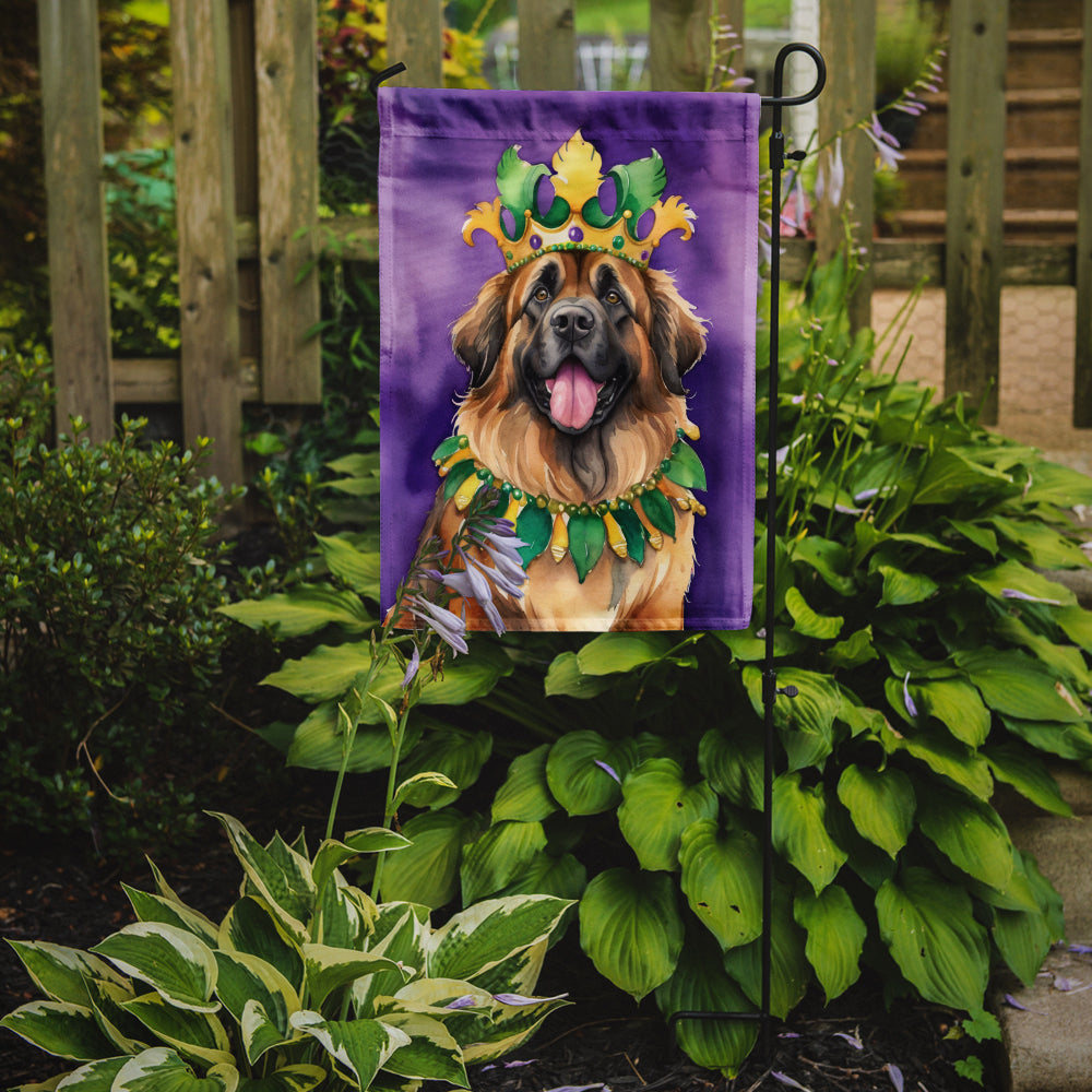 Buy this Leonberger King of Mardi Gras Garden Flag