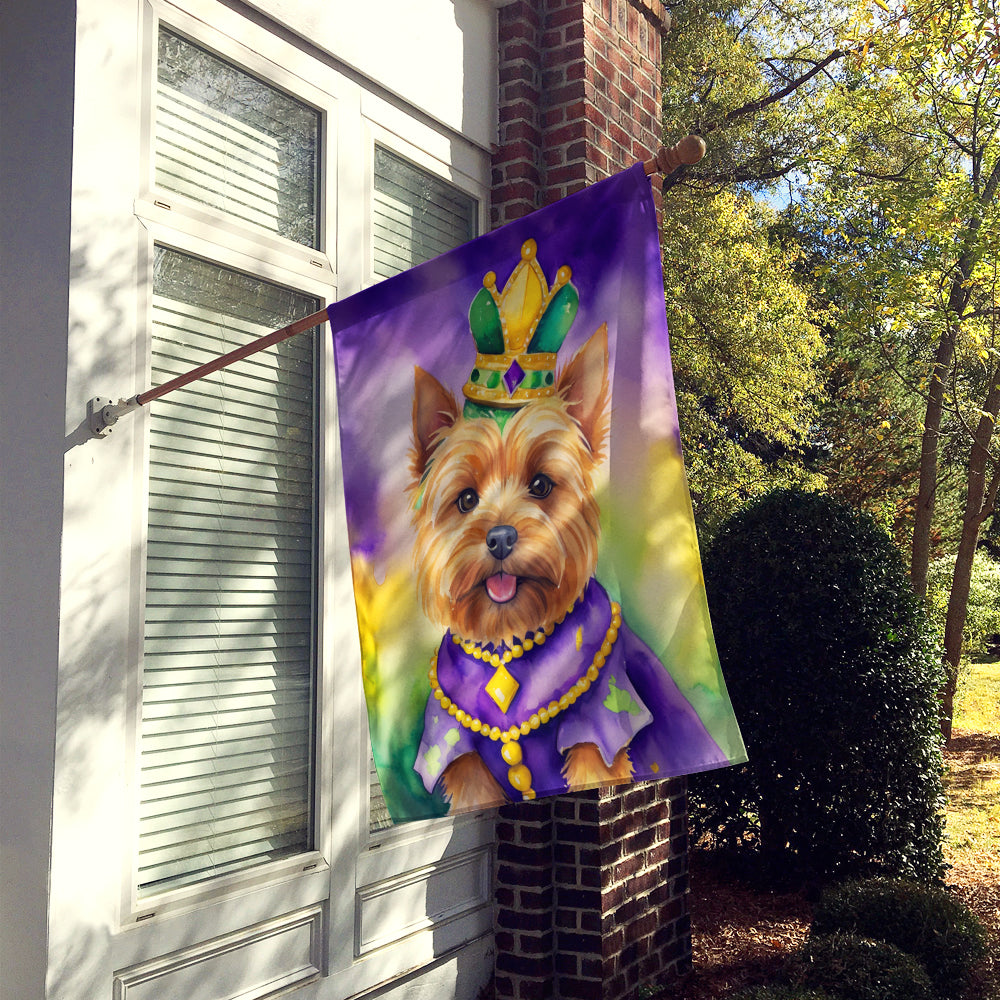 Buy this Norwich Terrier King of Mardi Gras House Flag