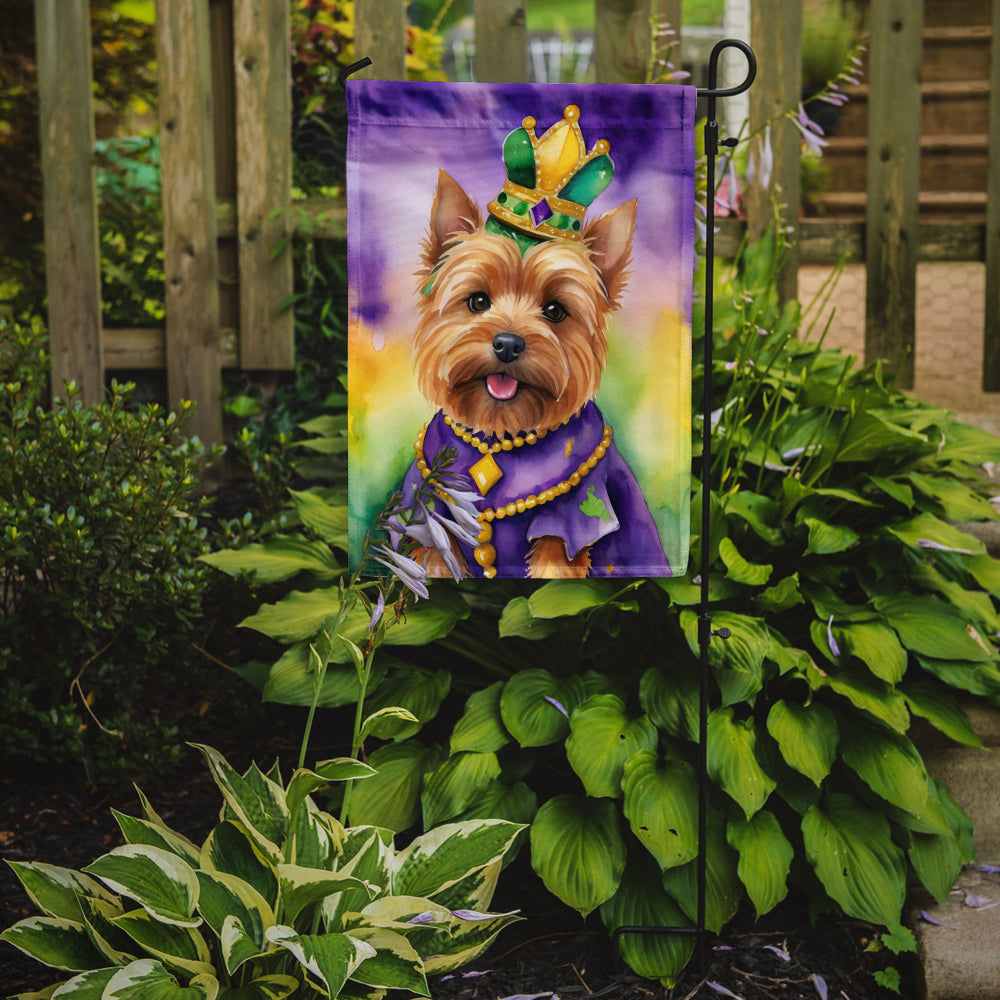 Buy this Norwich Terrier King of Mardi Gras Garden Flag