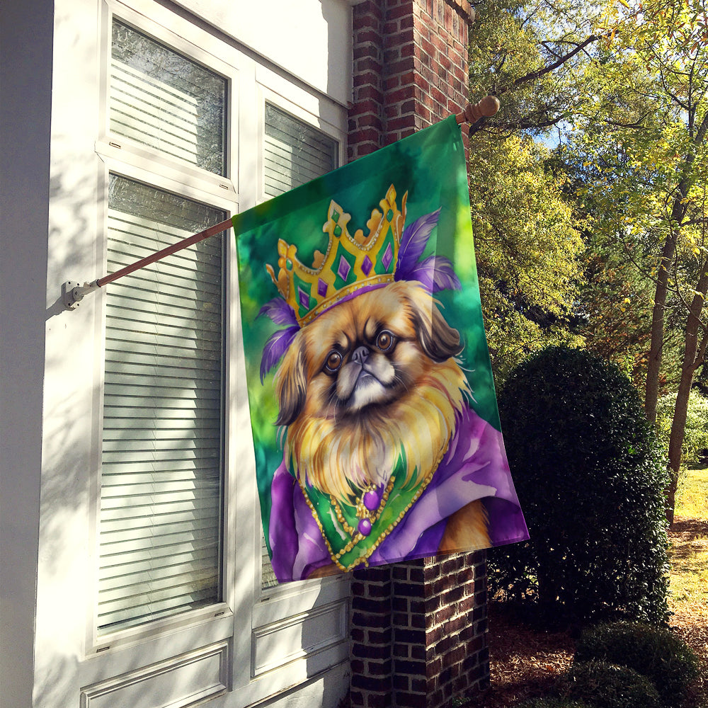 Buy this Pekingese King of Mardi Gras House Flag