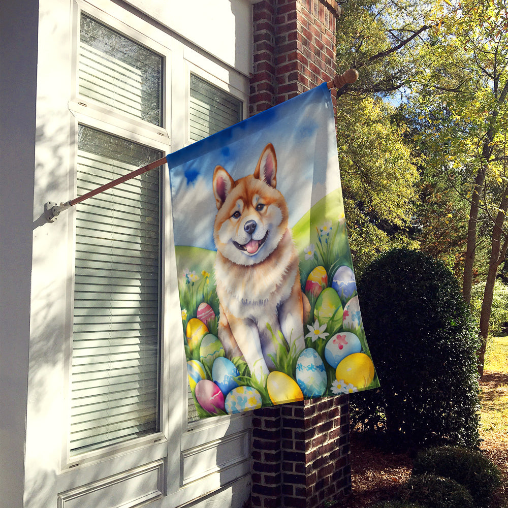 Buy this Akita Easter Egg Hunt House Flag