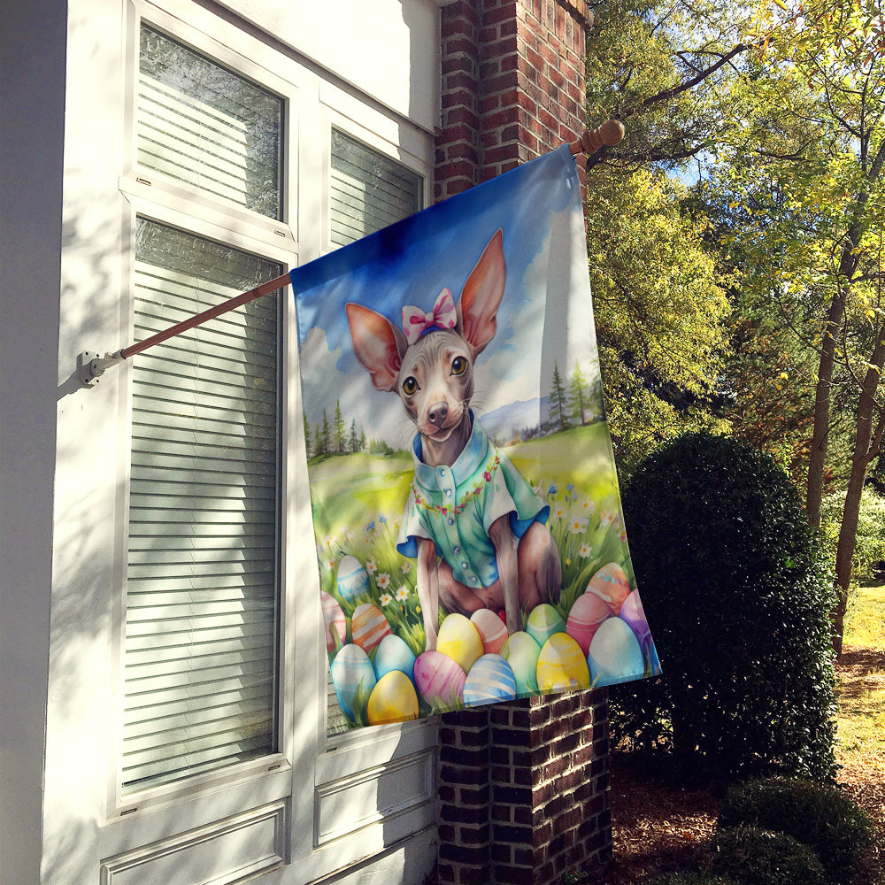 Buy this American Hairless Terrier Easter Egg Hunt House Flag