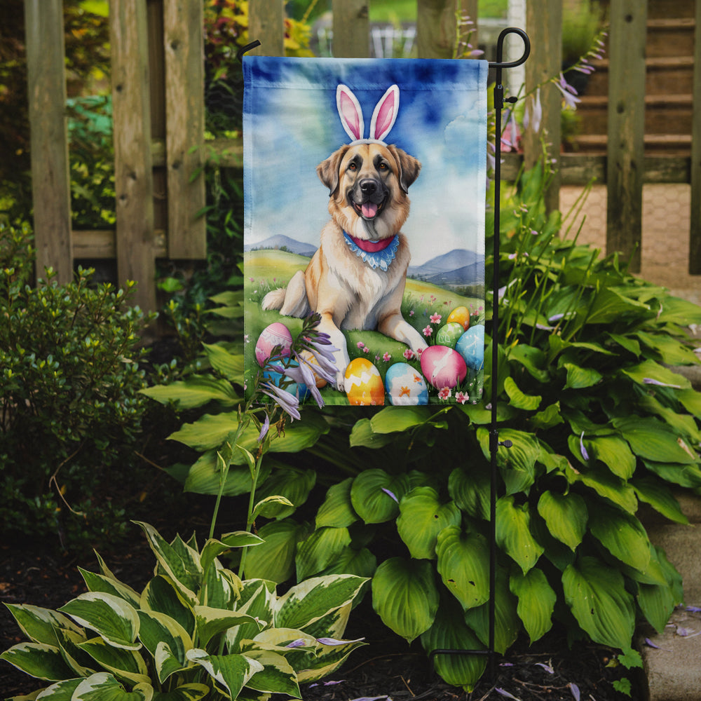 Anatolian Shepherd Dog Easter Egg Hunt Garden Flag