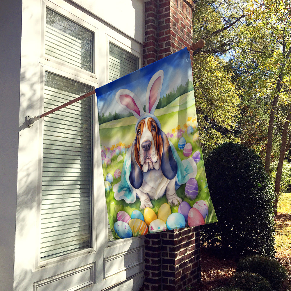 Buy this Basset Hound Easter Egg Hunt House Flag
