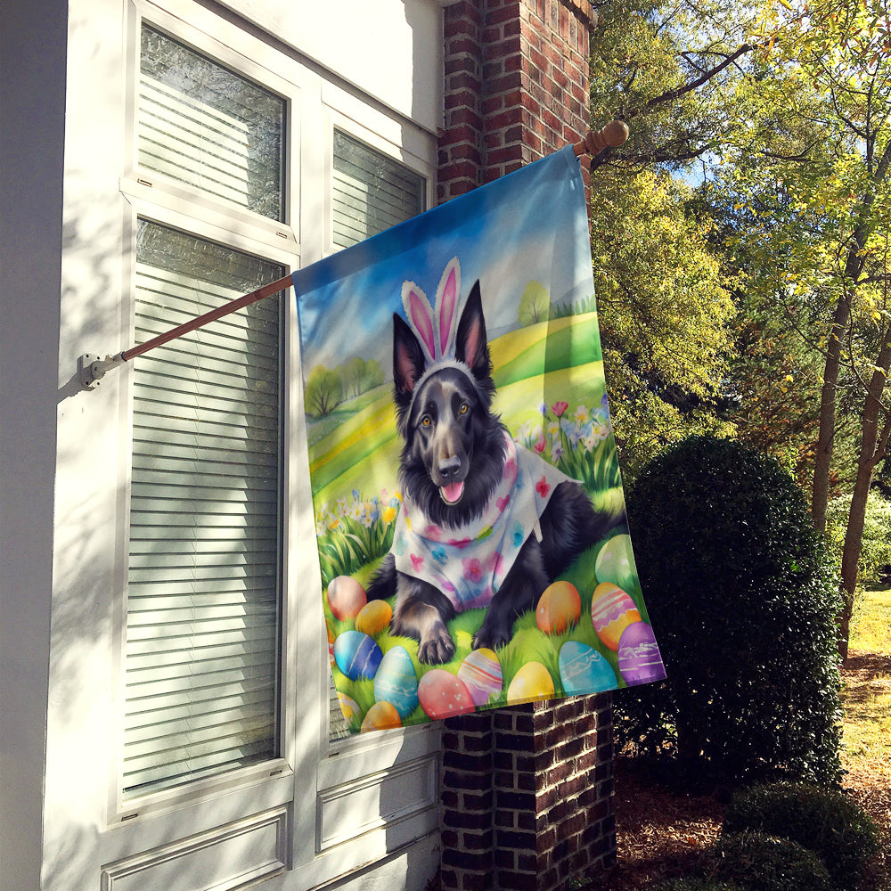 Buy this Belgian Sheepdog Easter Egg Hunt House Flag