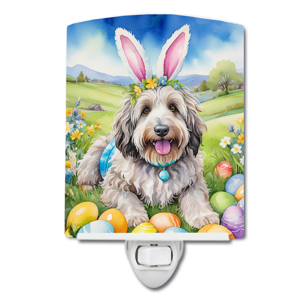 Buy this Bergamasco Sheepdog Easter Egg Hunt Ceramic Night Light
