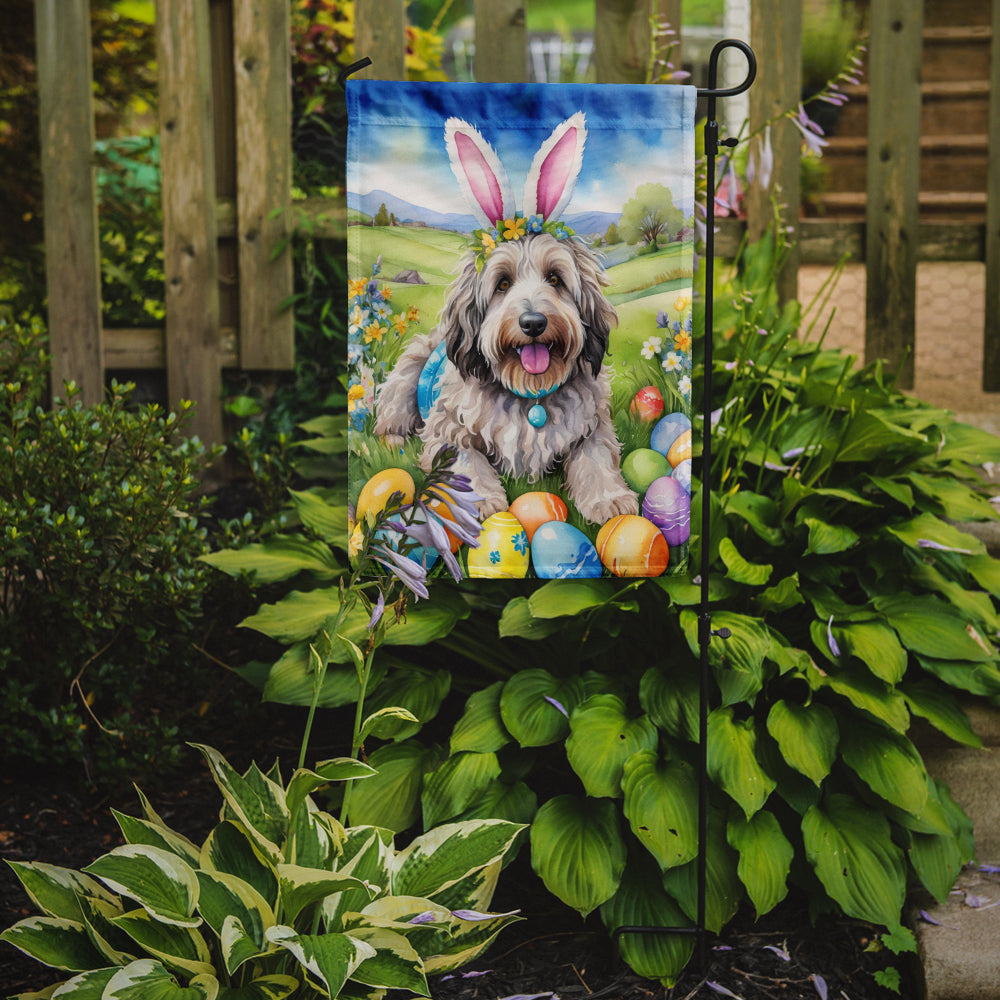 Buy this Bergamasco Sheepdog Easter Egg Hunt Garden Flag