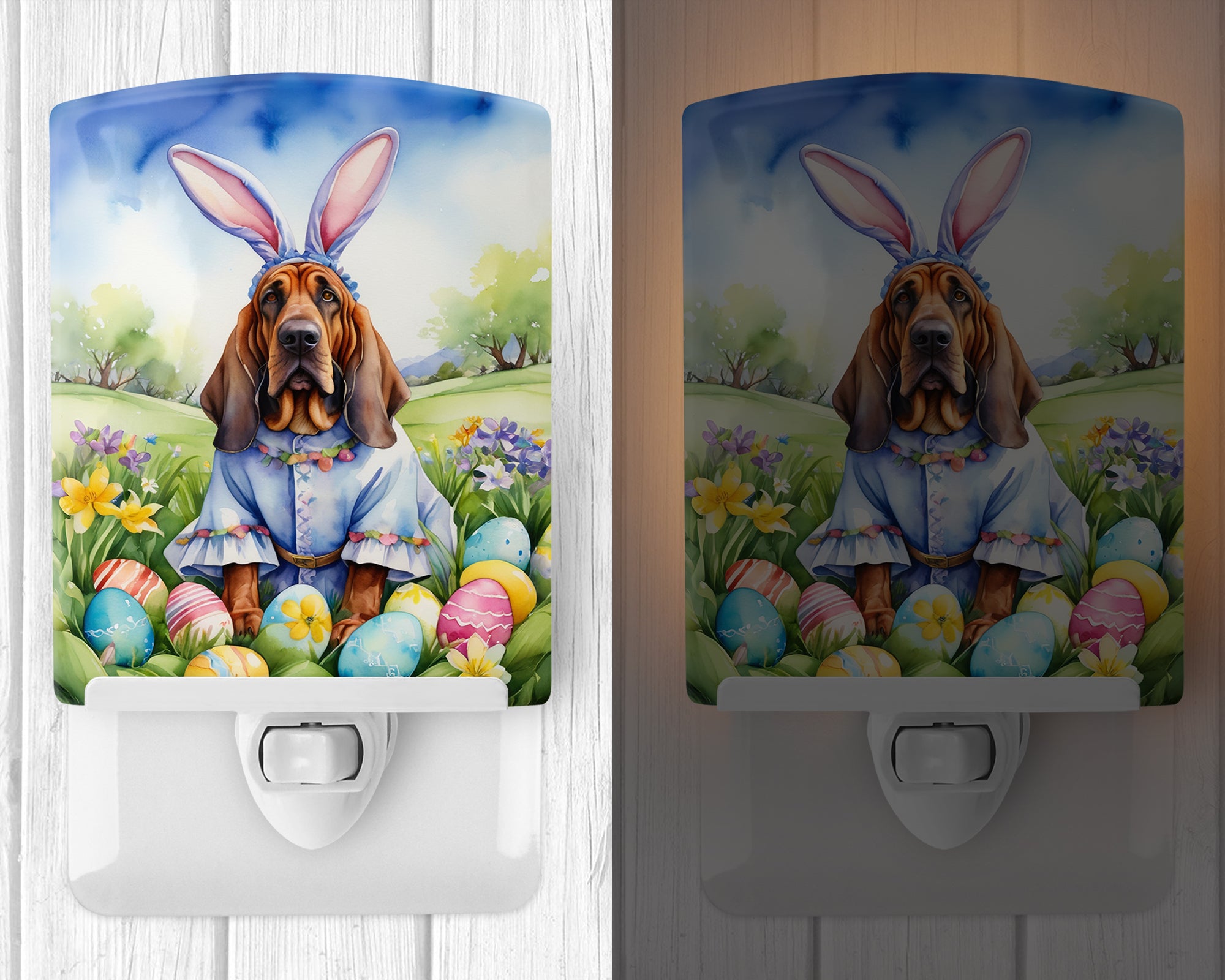 Buy this Bloodhound Easter Egg Hunt Ceramic Night Light
