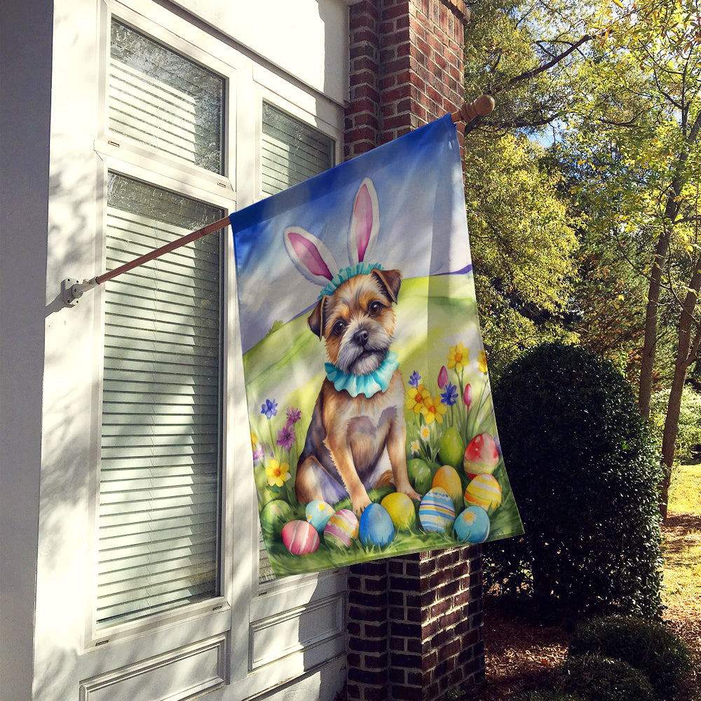 Buy this Border Terrier Easter Egg Hunt House Flag