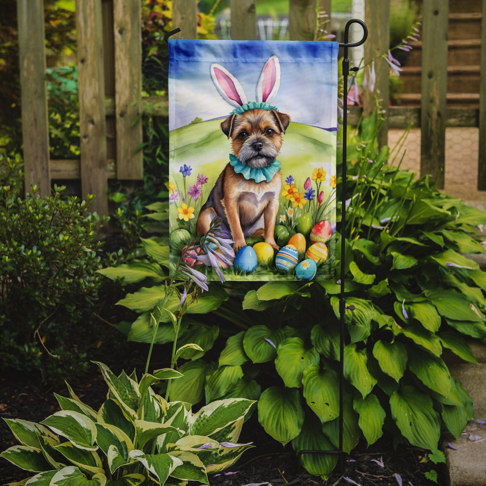 Buy this Border Terrier Easter Egg Hunt Garden Flag