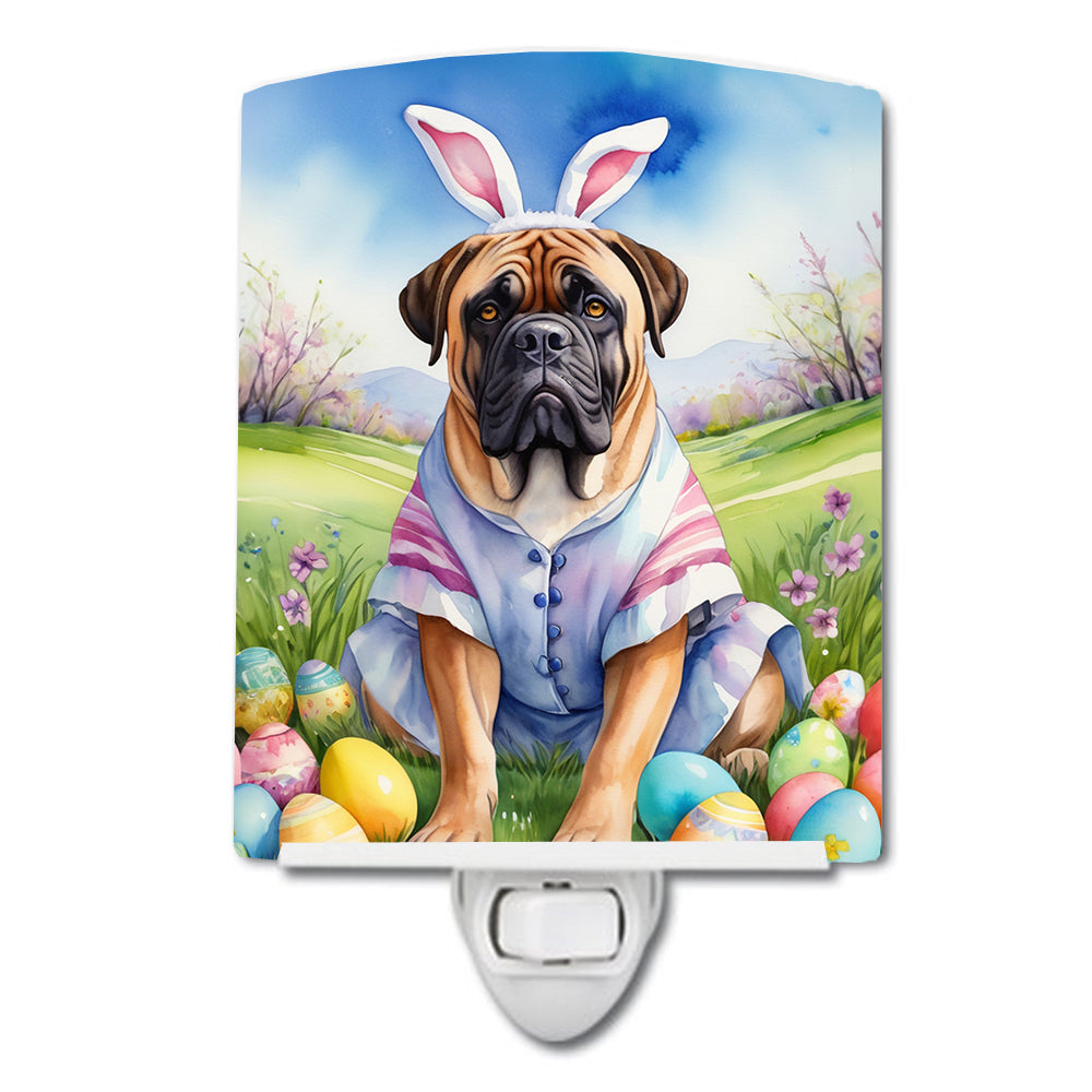 Buy this Bullmastiff Easter Egg Hunt Ceramic Night Light
