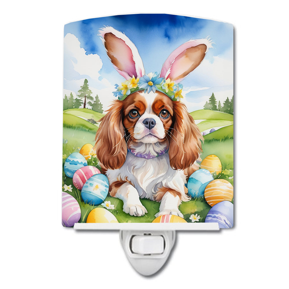 Buy this Cavalier Spaniel Easter Egg Hunt Ceramic Night Light