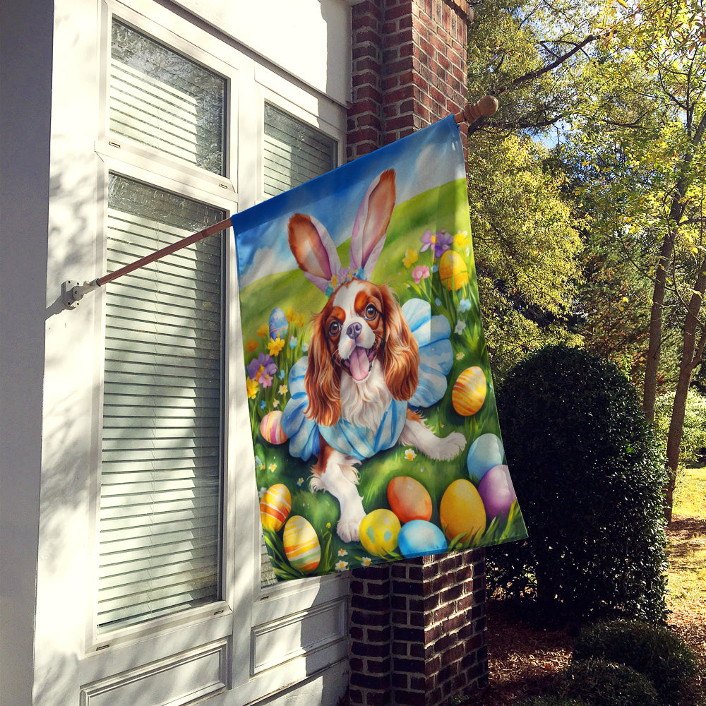 Buy this Cavalier Spaniel Easter Egg Hunt House Flag
