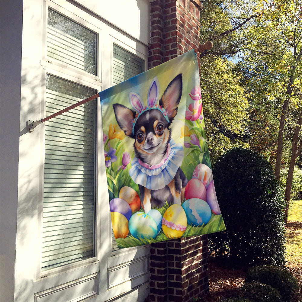 Buy this Chihuahua Easter Egg Hunt House Flag