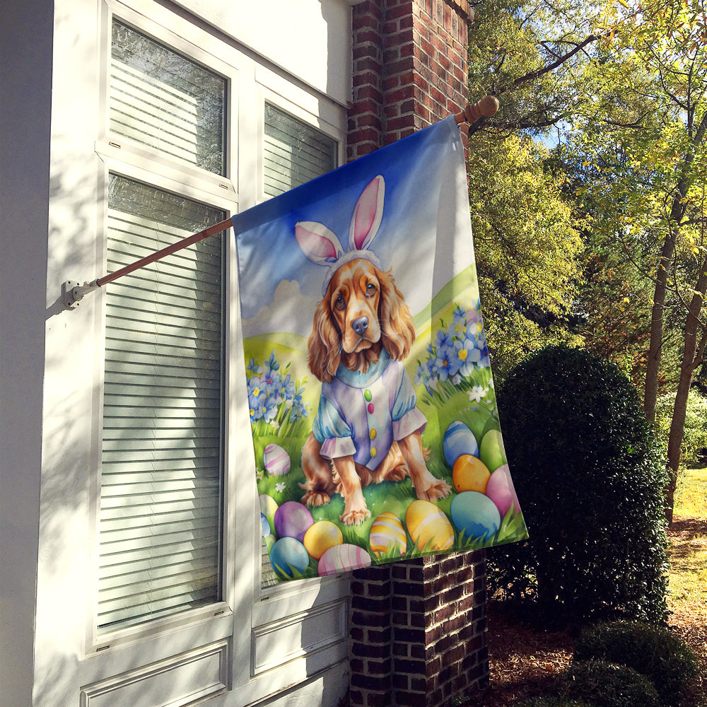 Buy this Cocker Spaniel Easter Egg Hunt House Flag