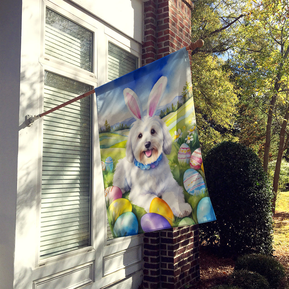 Buy this Coton de Tulear Easter Egg Hunt House Flag