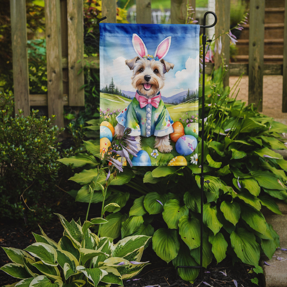 Dandie Dinmont Terrier Easter Egg Hunt Garden Flag