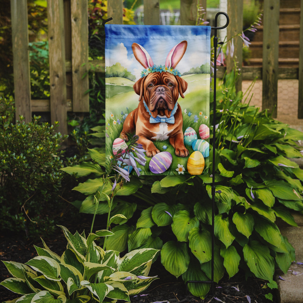Buy this Dogue de Bordeaux Easter Egg Hunt Garden Flag